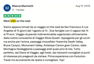 Opinioni Stati Uniti Evolution Travel